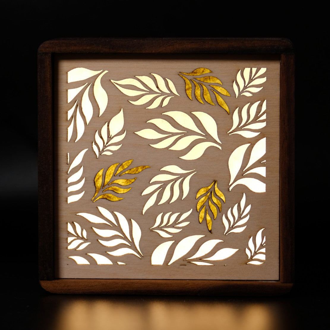 Veilleuse de table : Feuilles 1