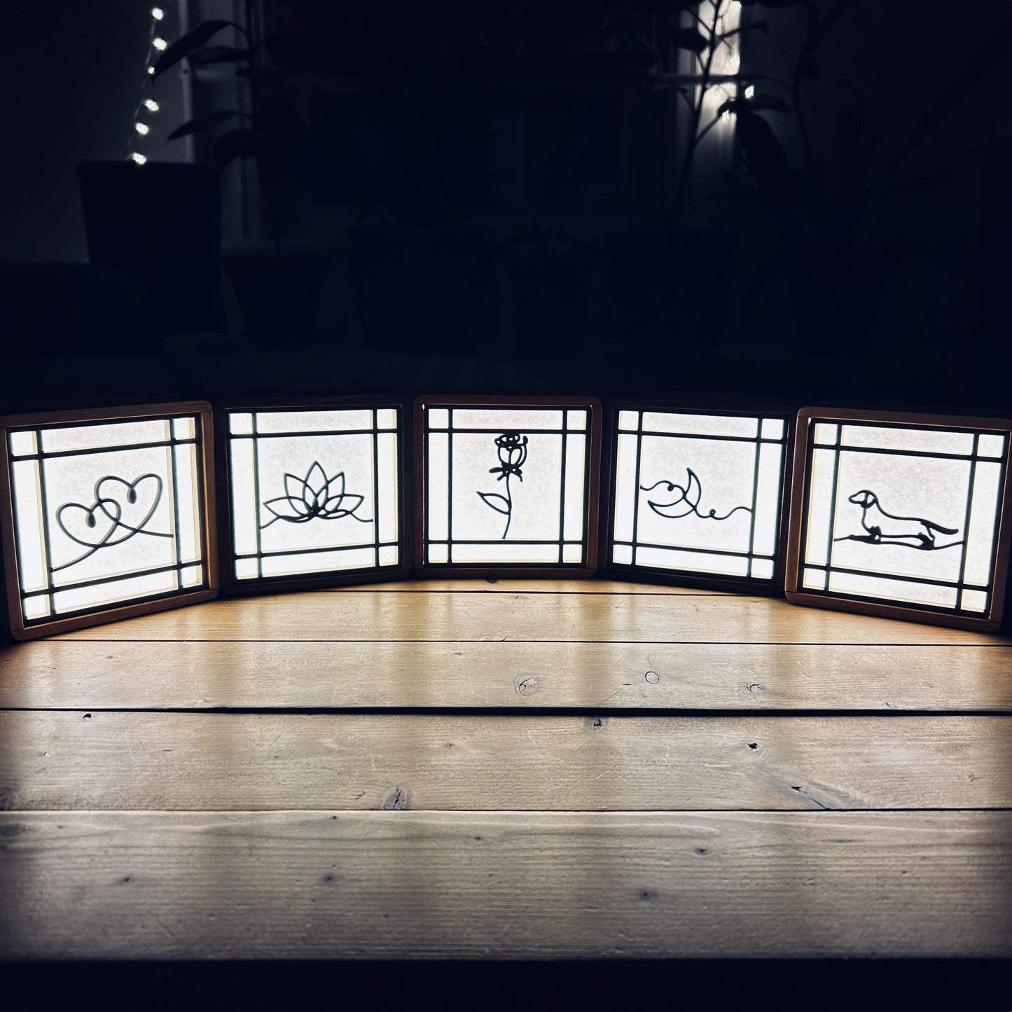 Veilleuse de table : Ligne Fleur 1