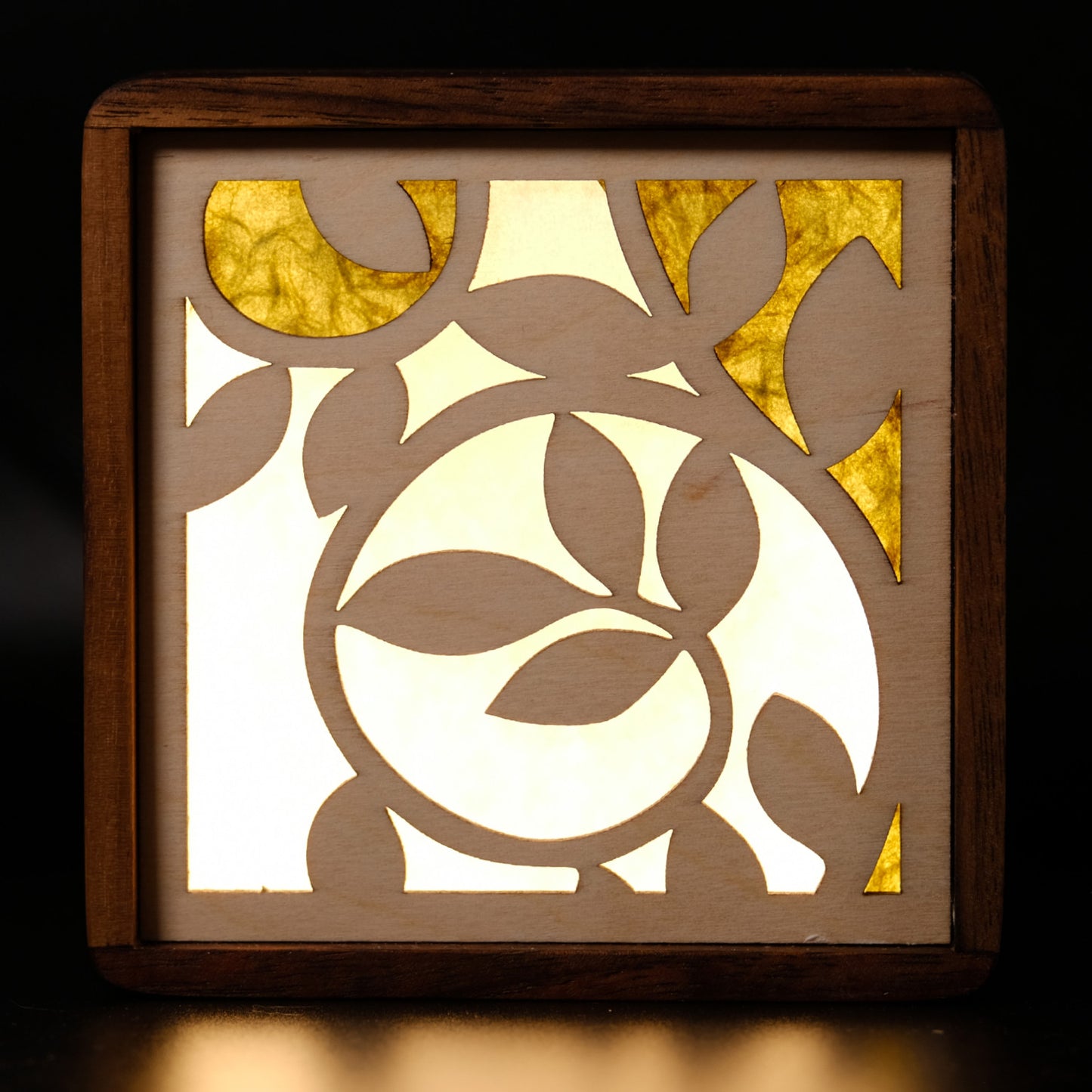 Veilleuse de table : Feuilles 2
